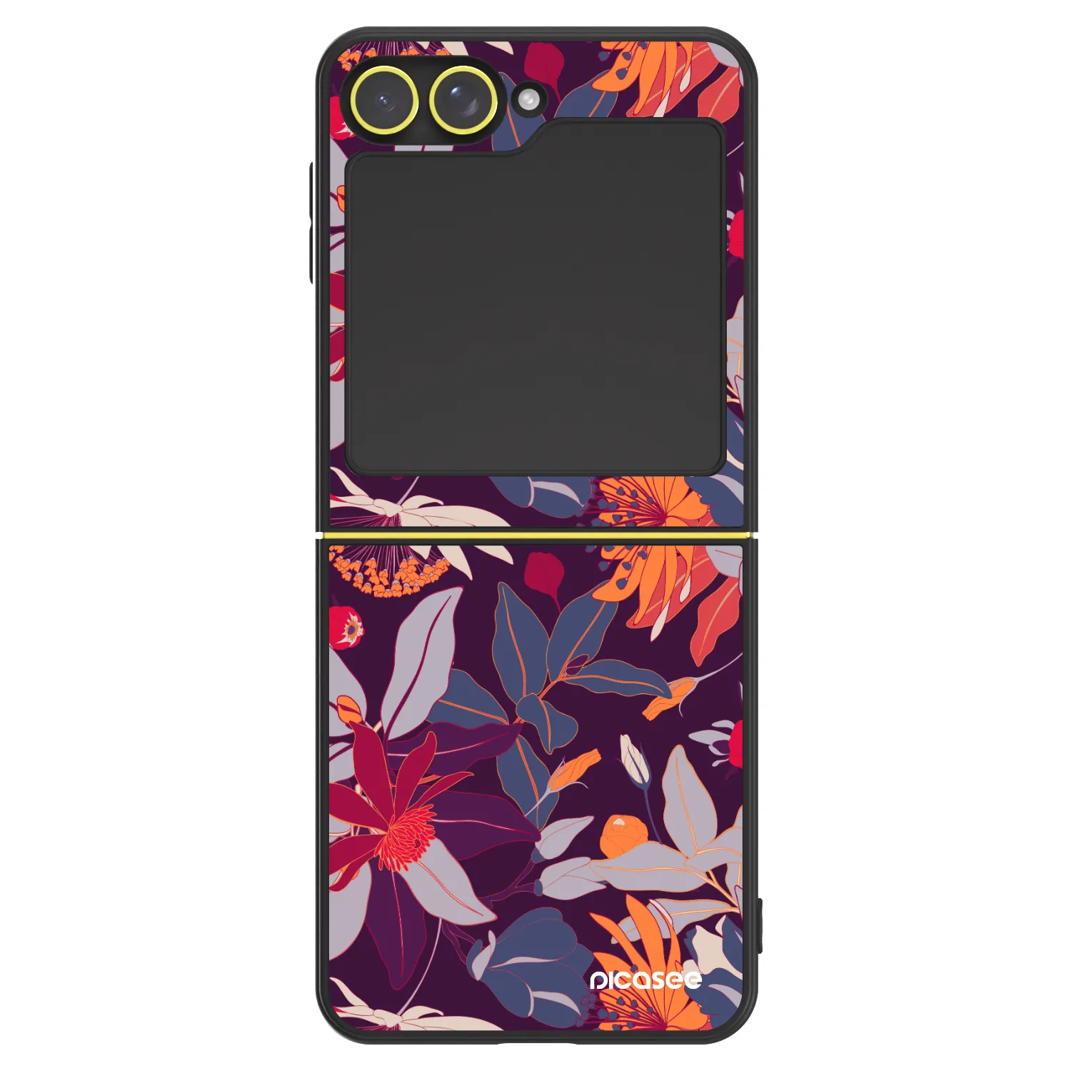 Picasee ULTIMATE CASE pentru Samsung Galaxy Z Flip6 5G - Purple Leaf