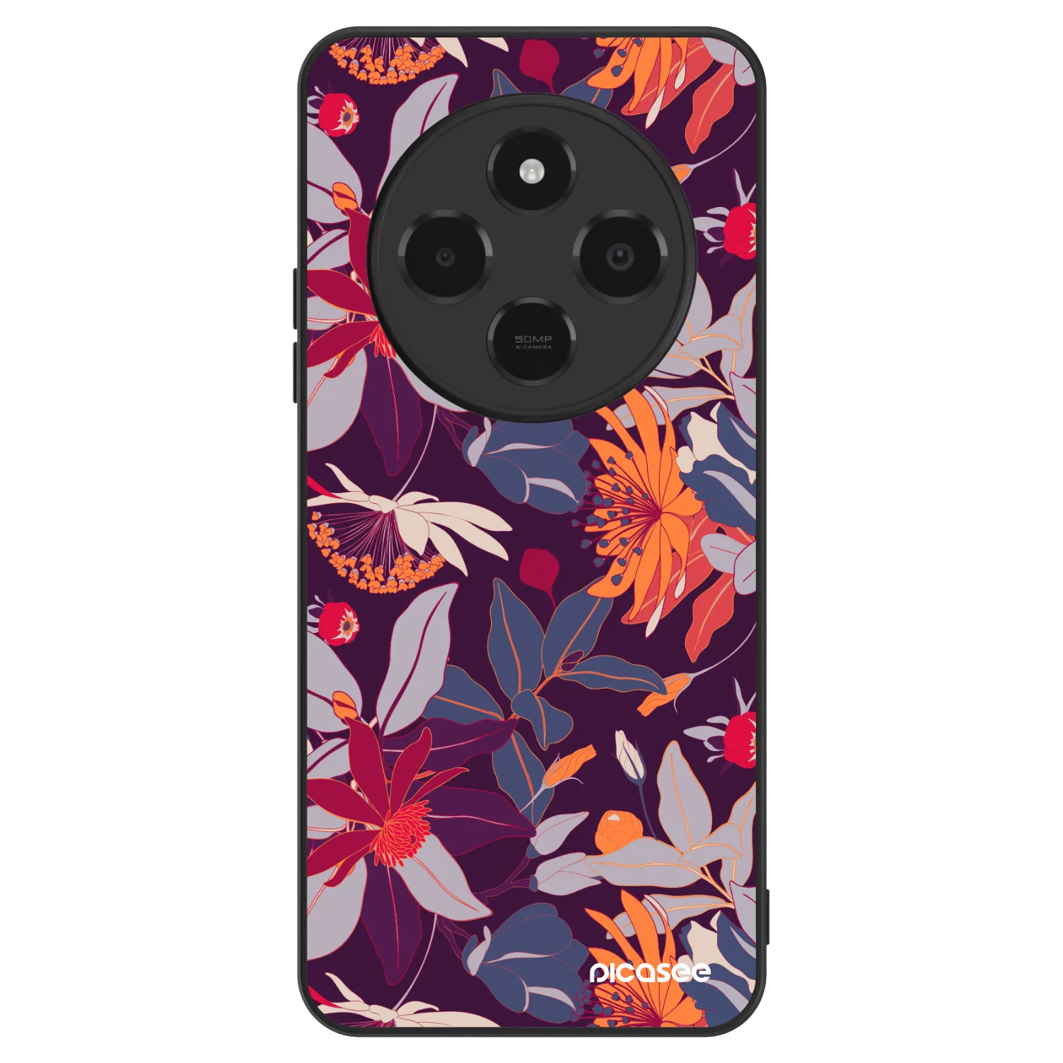 Picasee ULTIMATE CASE pentru Xiaomi Poco C75 - Purple Leaf