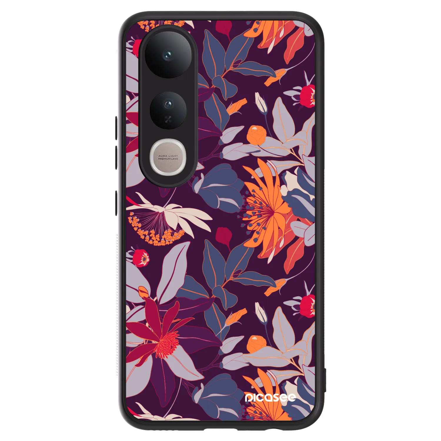 Picasee ULTIMATE CASE pentru Vivo V50 Lite 5G - Purple Leaf