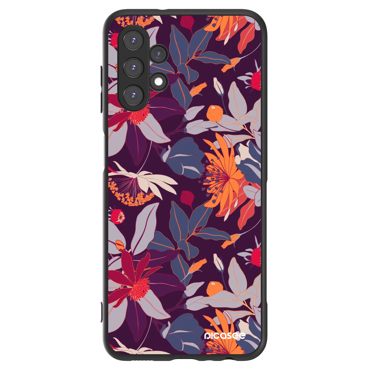 Picasee ULTIMATE CASE pentru Samsung Galaxy A13 5G - Purple Leaf