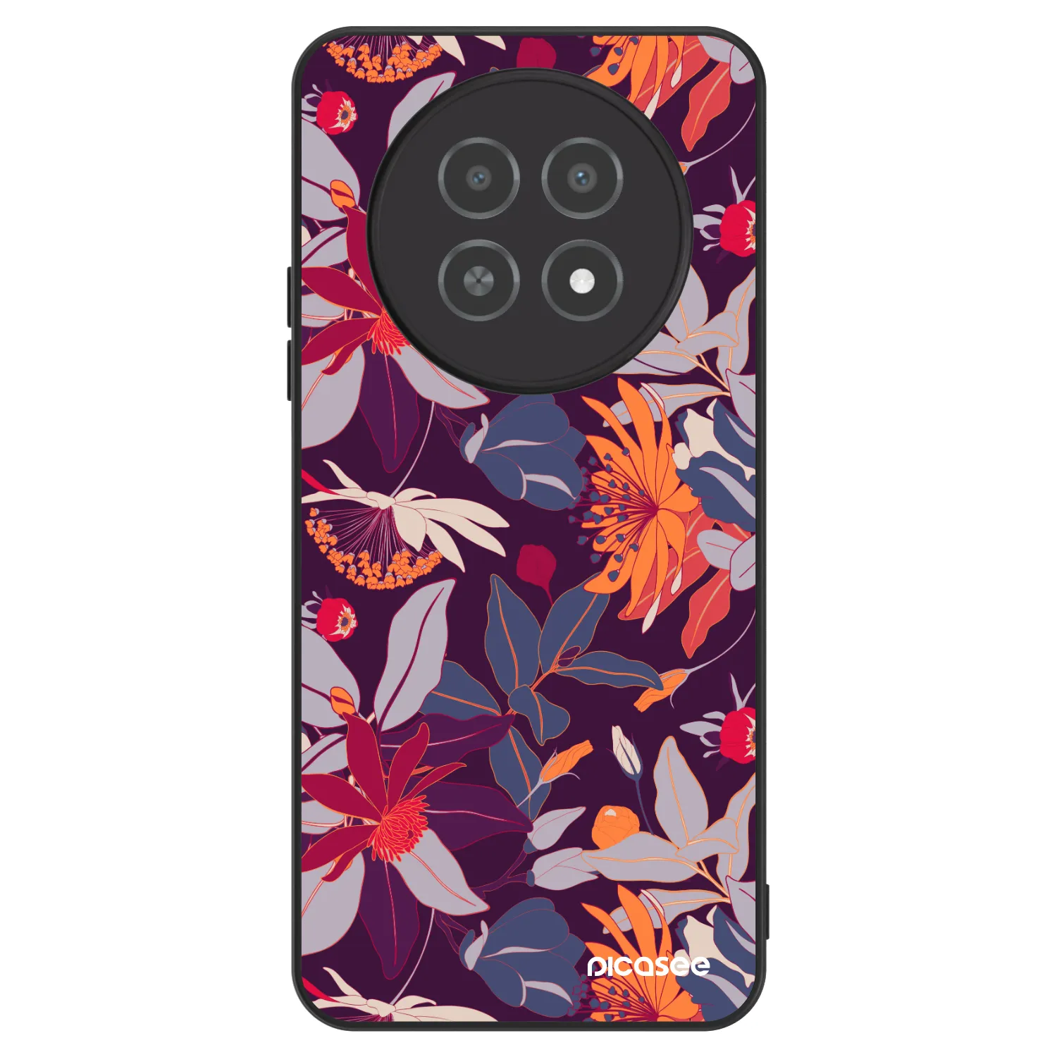 Picasee ULTIMATE CASE pentru Realme 12X - Purple Leaf