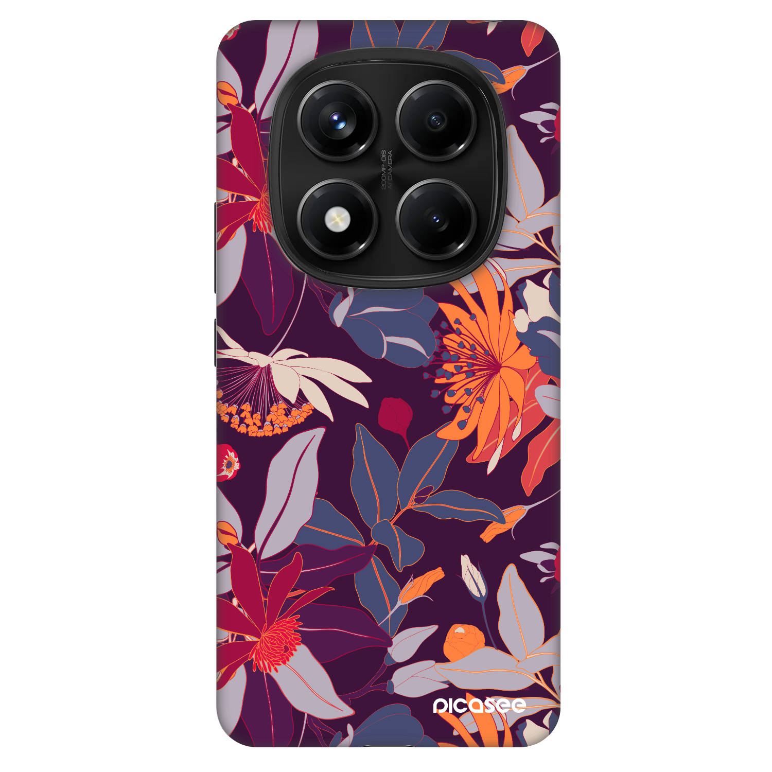 Picasee Fashion Case pentru Xiaomi Redmi Note 14 Pro 5G - Purple Leaf