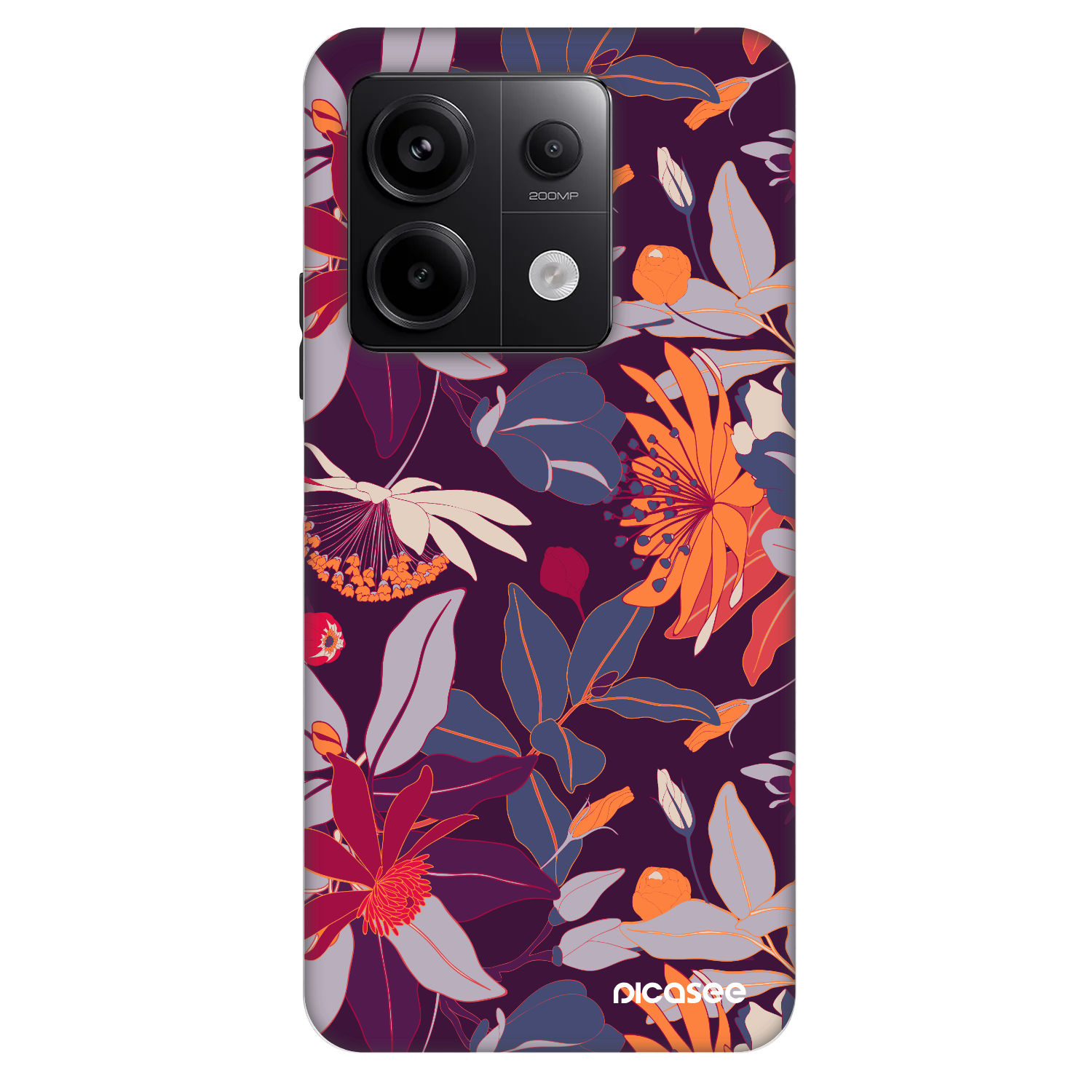Picasee Fashion Case pentru Xiaomi Redmi Note 13 Pro 5G - Purple Leaf