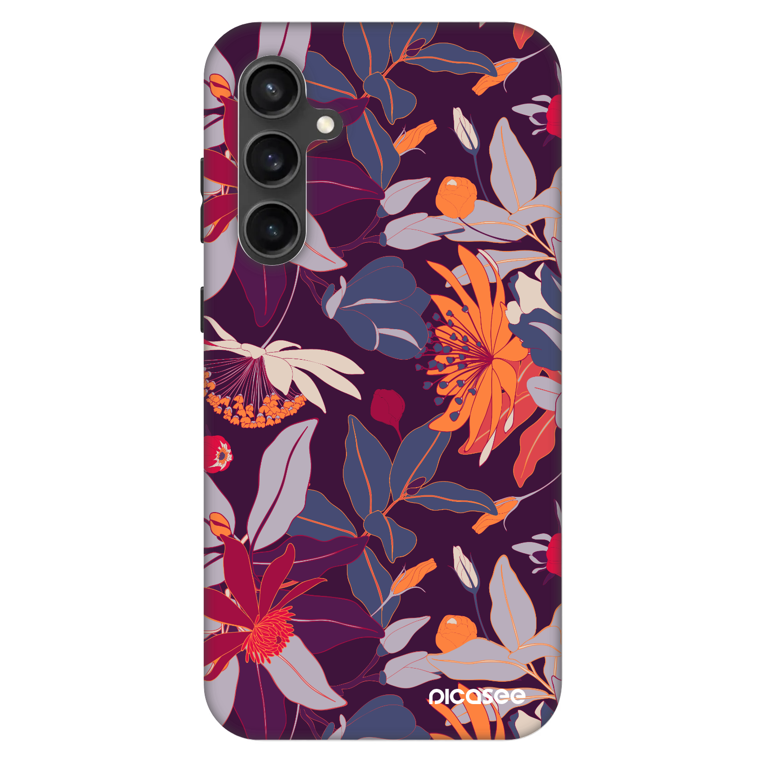 Picasee Fashion Case pentru Samsung Galaxy S23 FE S711B - Purple Leaf