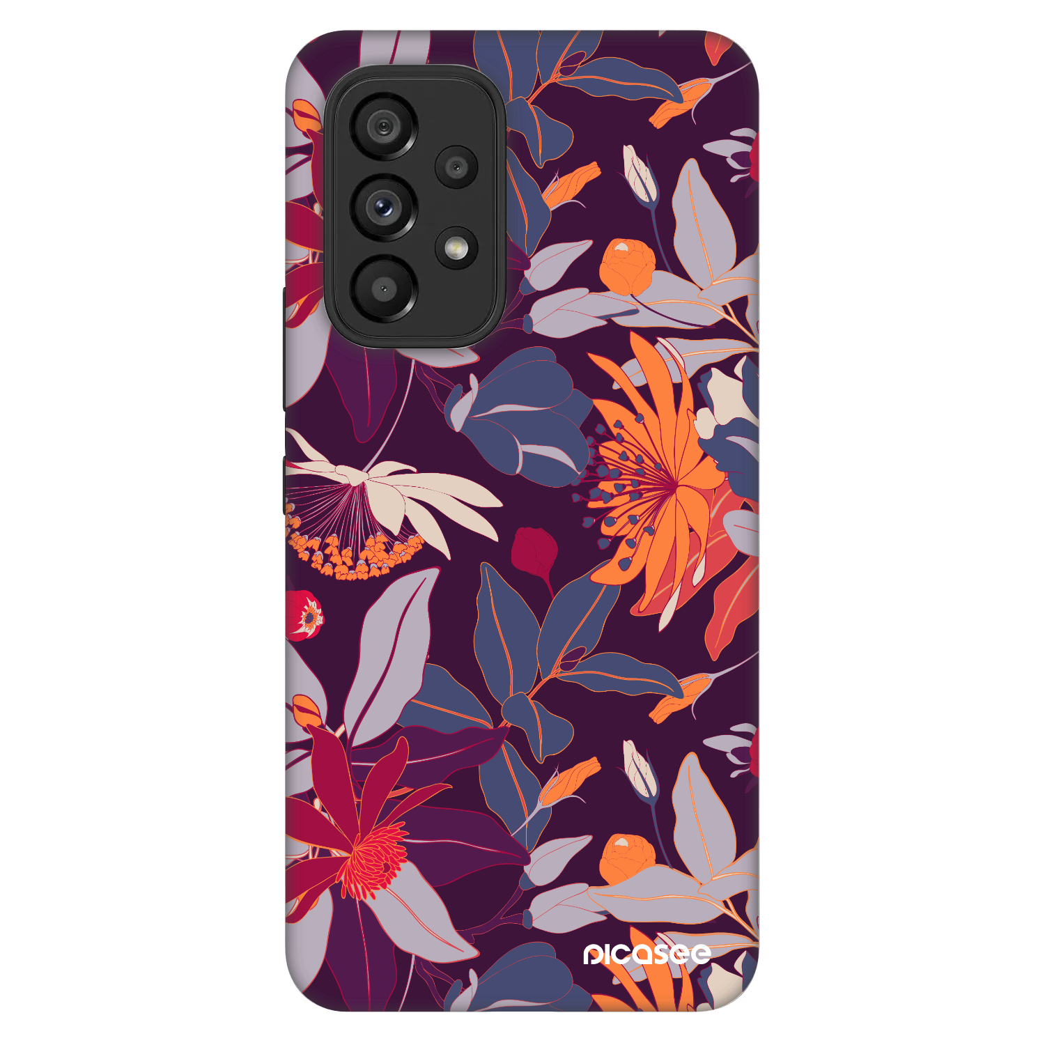 Picasee Fashion Case pentru Samsung Galaxy A53 5G A536 - Purple Leaf