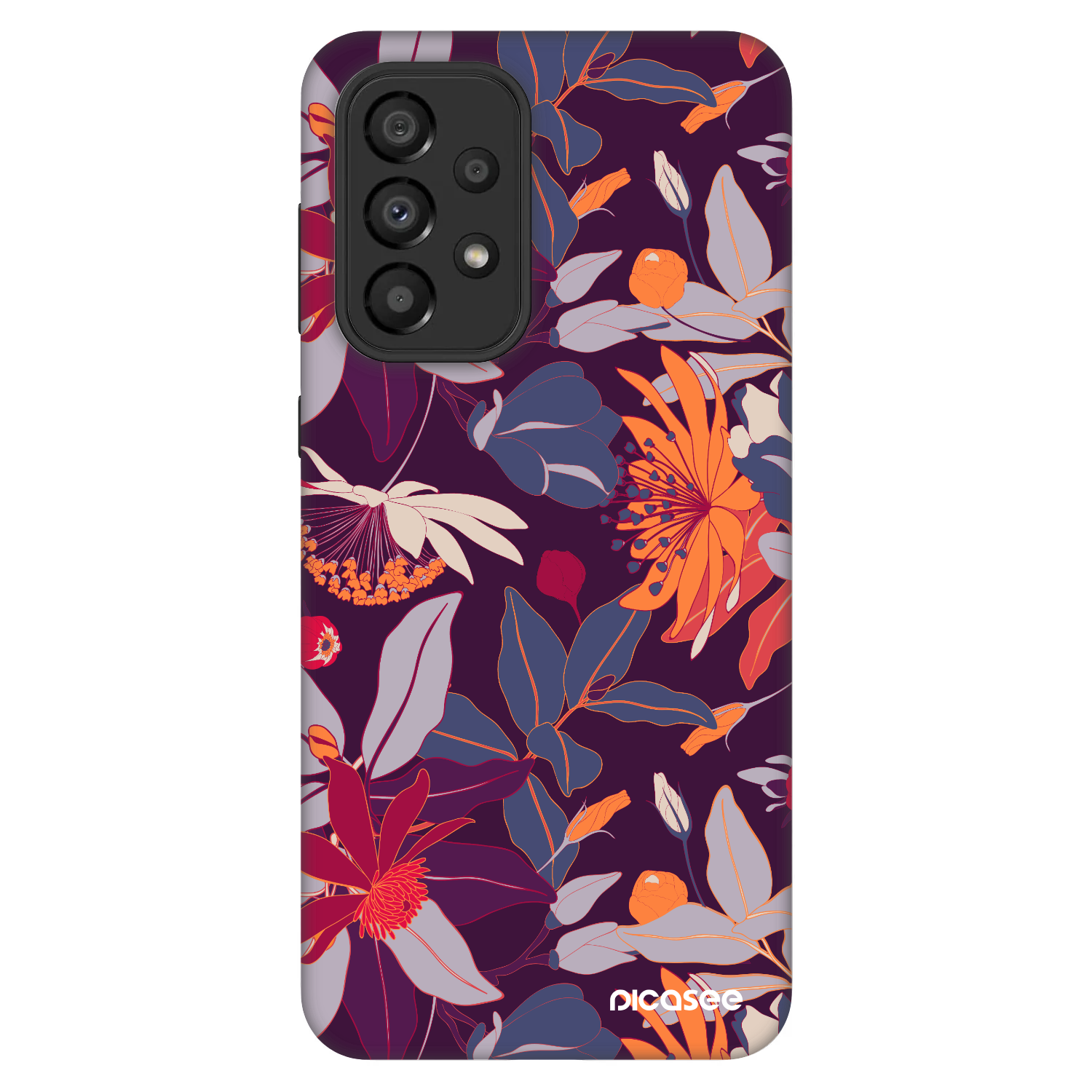 Picasee Fashion Case pentru Samsung Galaxy A33 5G A336 - Purple Leaf