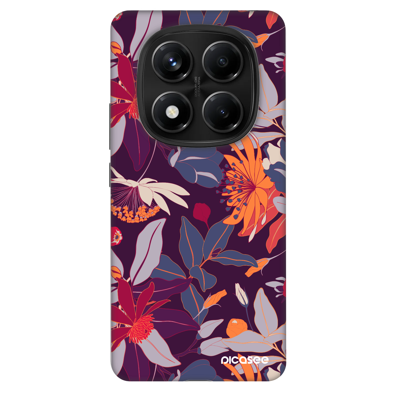 Picasee Fashion Case pentru Xiaomi Redmi Note 14 Pro 4G - Purple Leaf