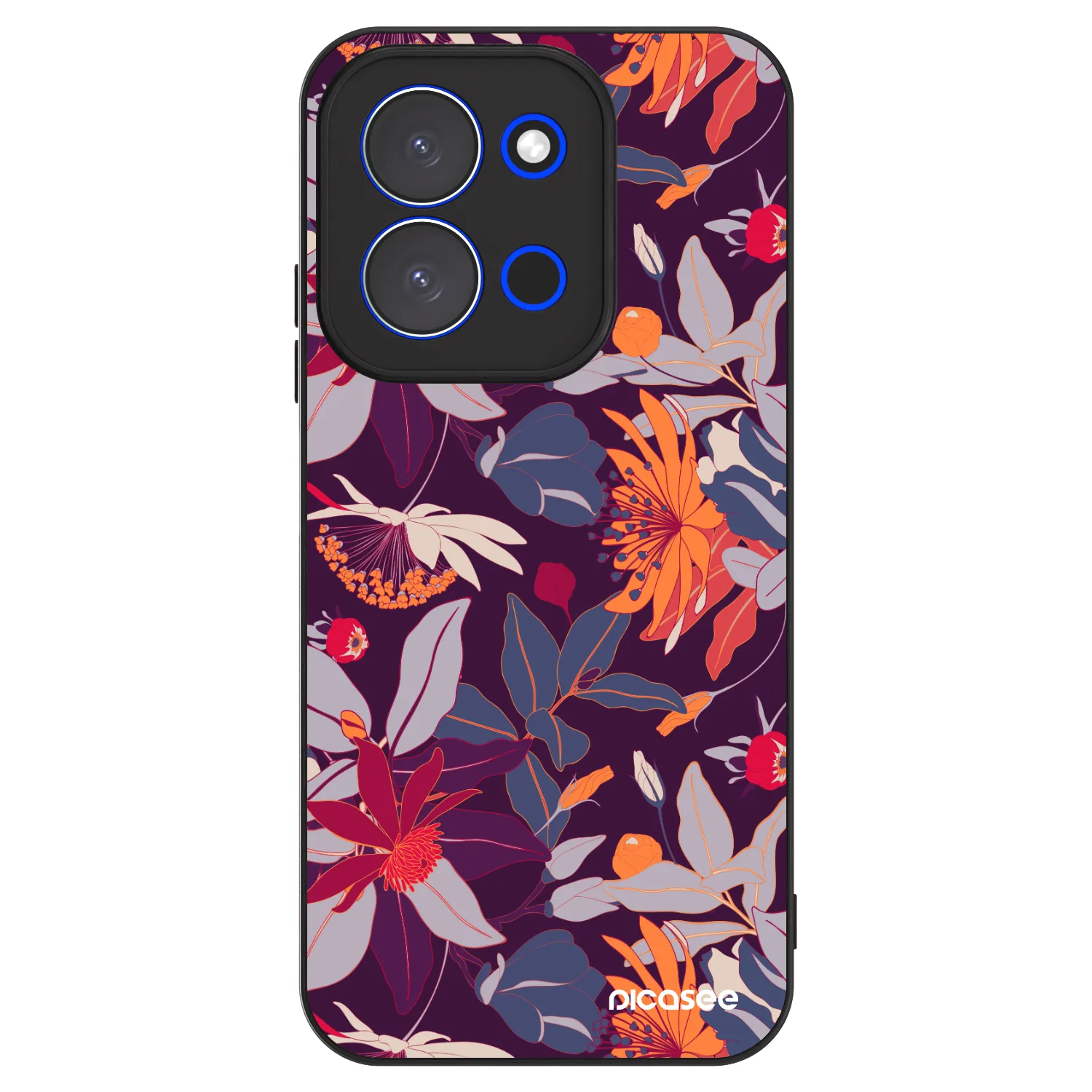 Picasee ULTIMATE CASE pentru Xiaomi Redmi 15C 4G - Purple Leaf
