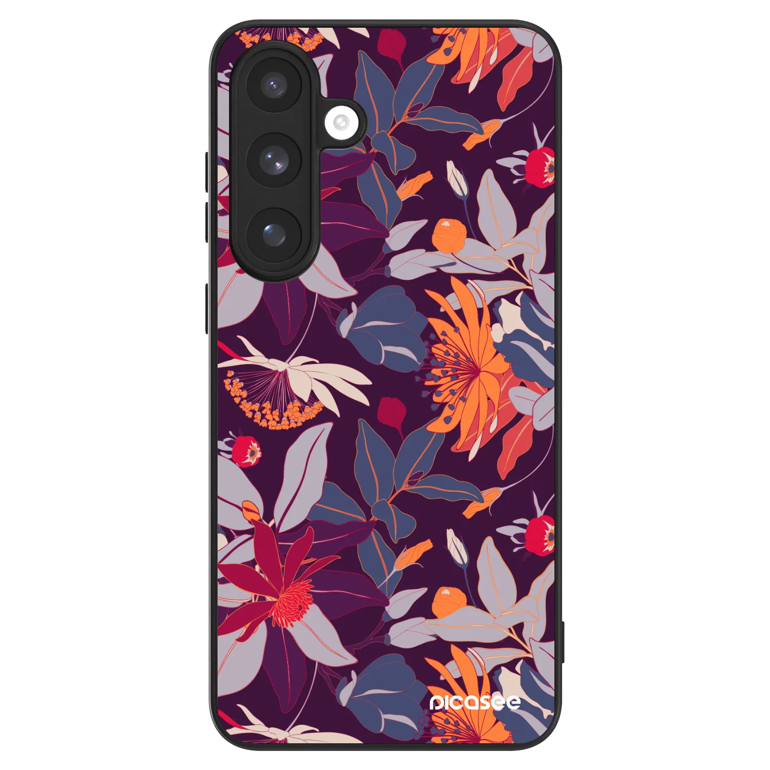 Picasee ULTIMATE CASE PowerShare pentru Samsung Galaxy S25 FE 5G - Purple Leaf
