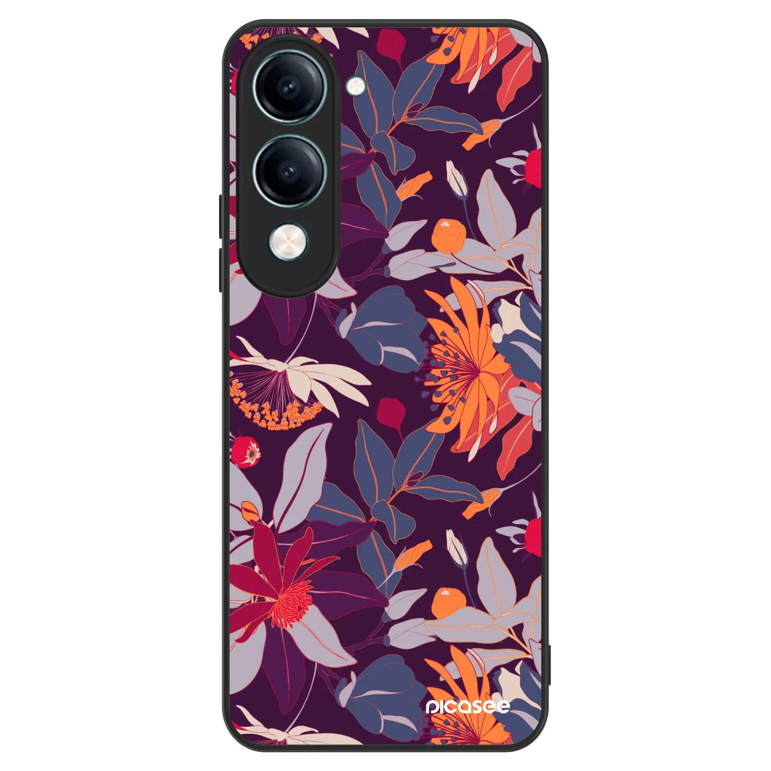 Picasee ULTIMATE CASE pentru Vivo Y29s 5G - Purple Leaf