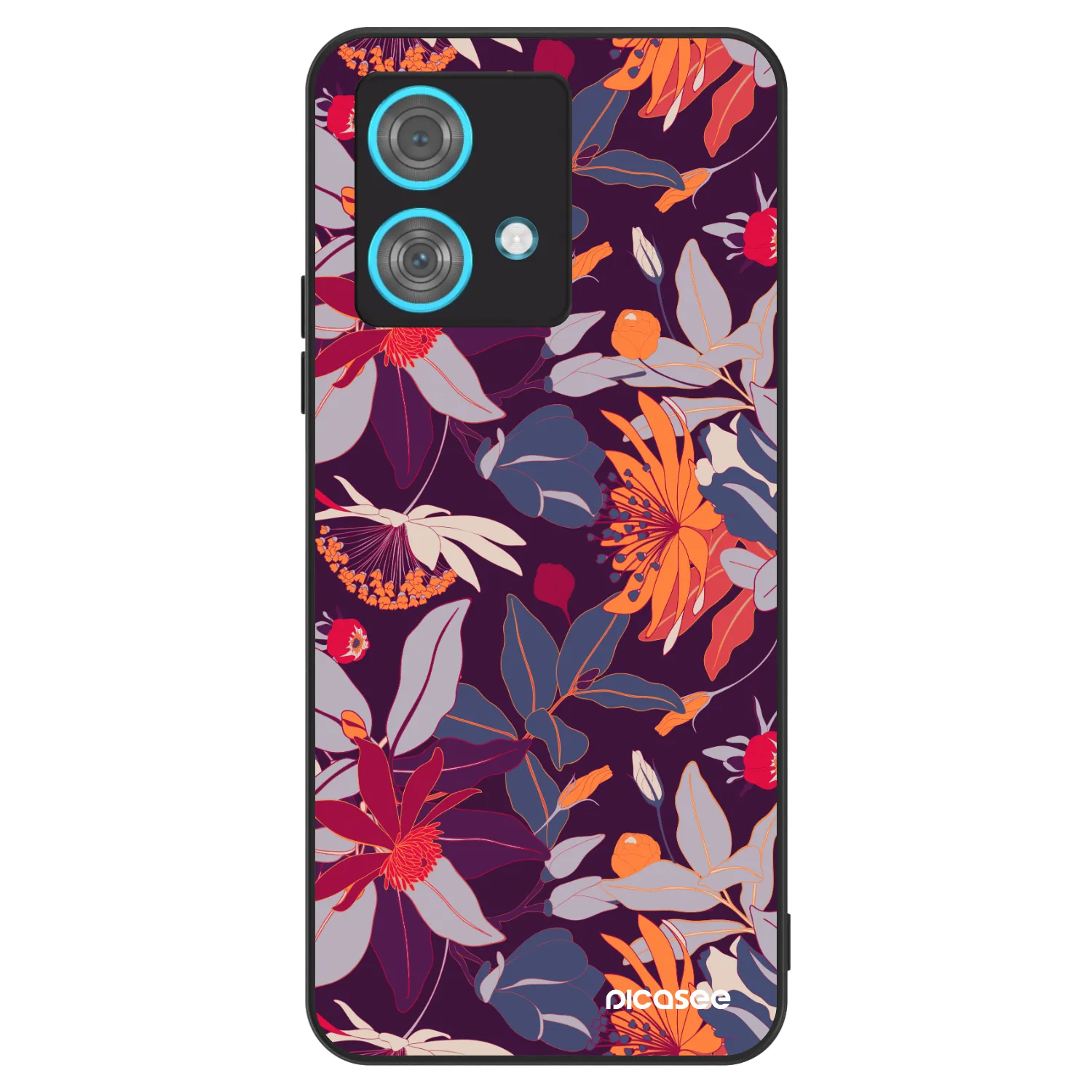 Picasee ULTIMATE CASE pentru Motorola Edge 40 Neo - Purple Leaf