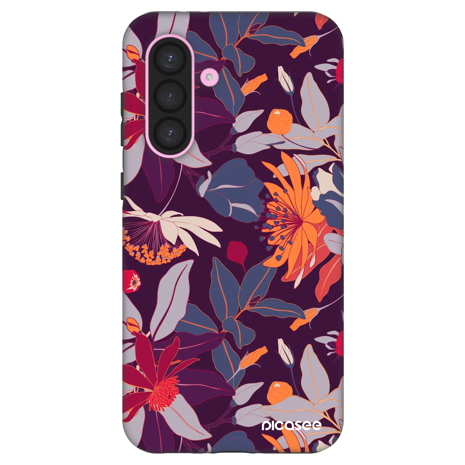 Picasee Fashion Case pentru Samsung Galaxy A56 5G A566B - Purple Leaf