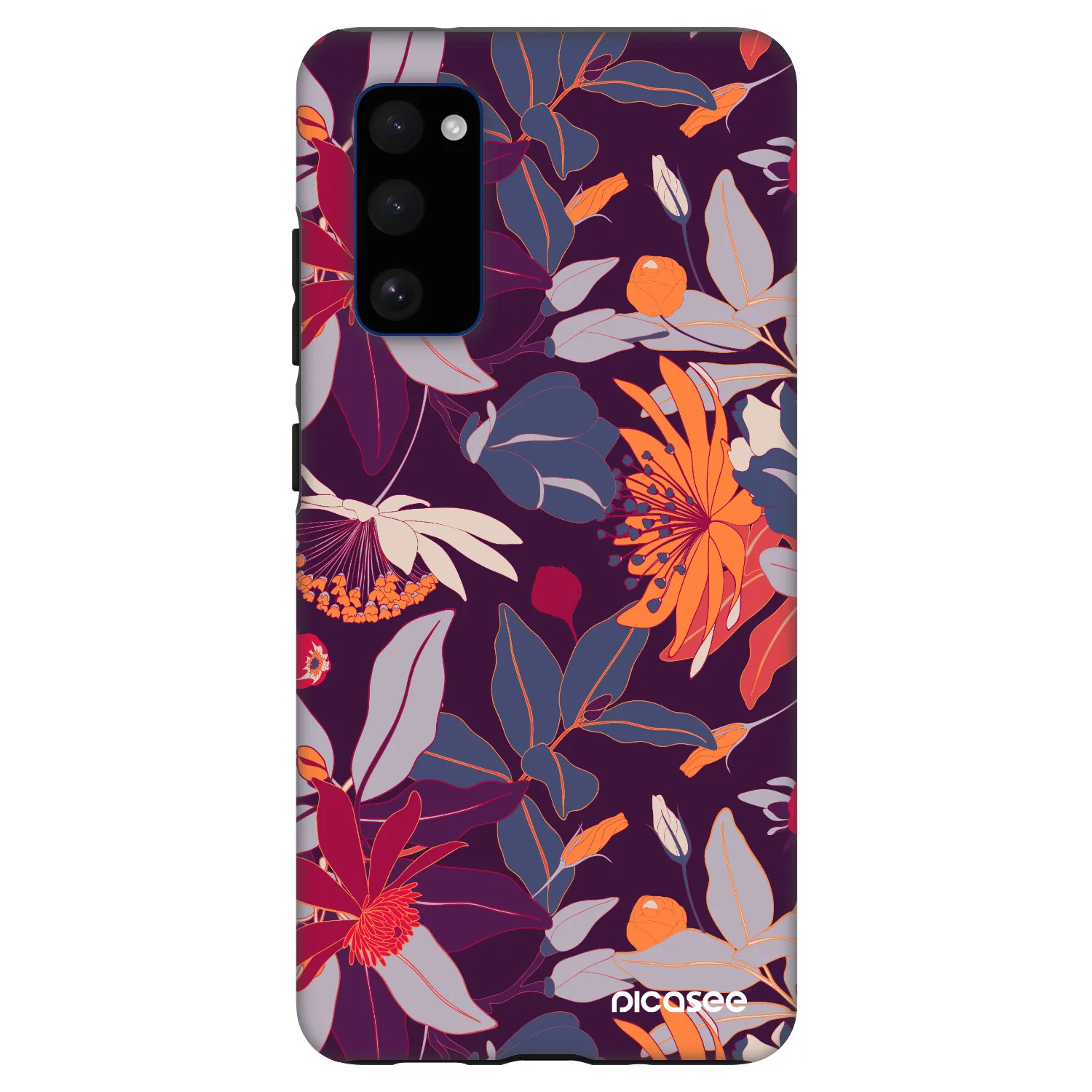 Picasee Fashion Case pentru Samsung Galaxy S20 FE - Purple Leaf