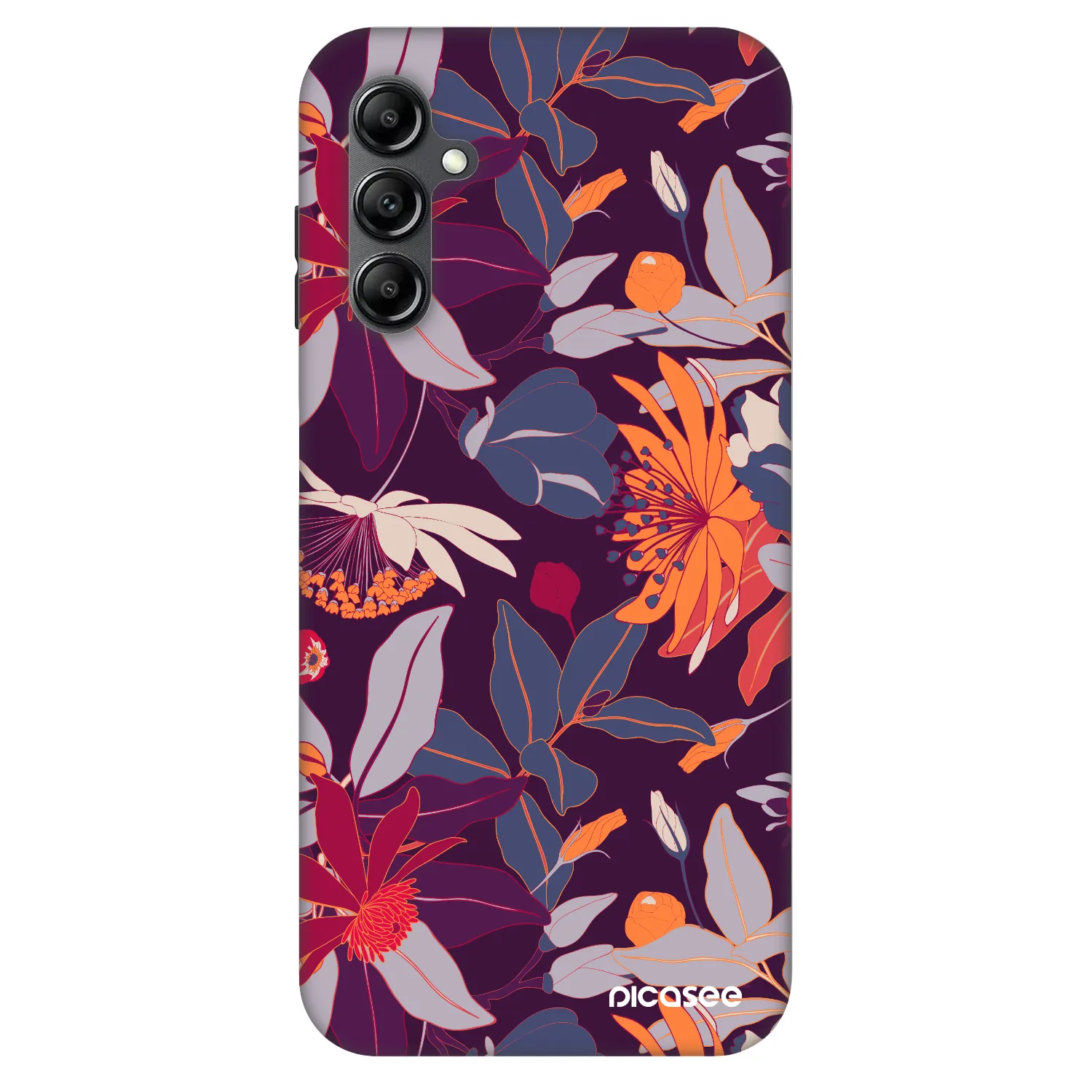 Picasee Fashion Case pentru Samsung Galaxy A16 4G - Purple Leaf