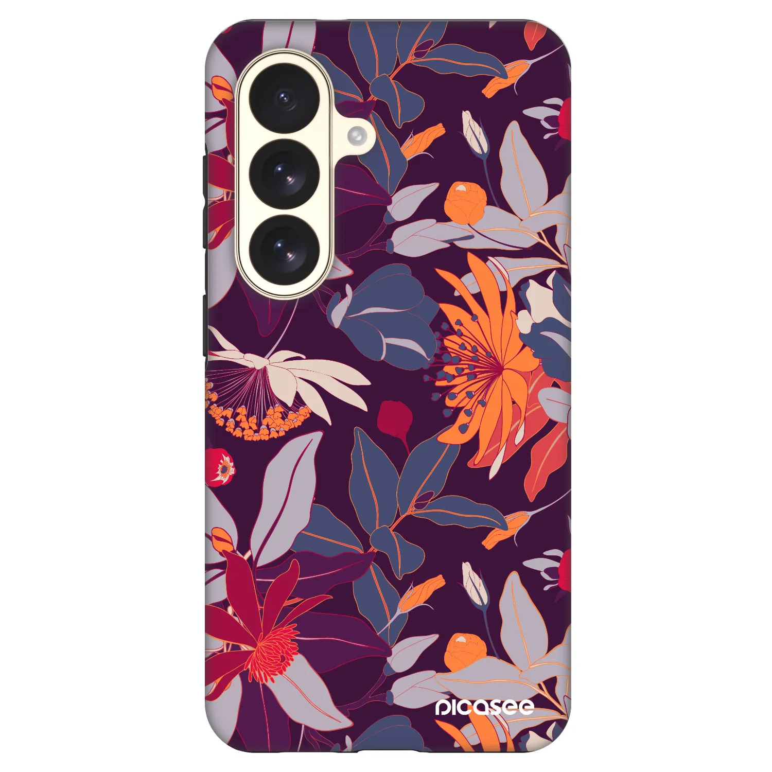 Picasee Fashion Case PowerShare pro Samsung Galaxy S26 - Purple Leaf