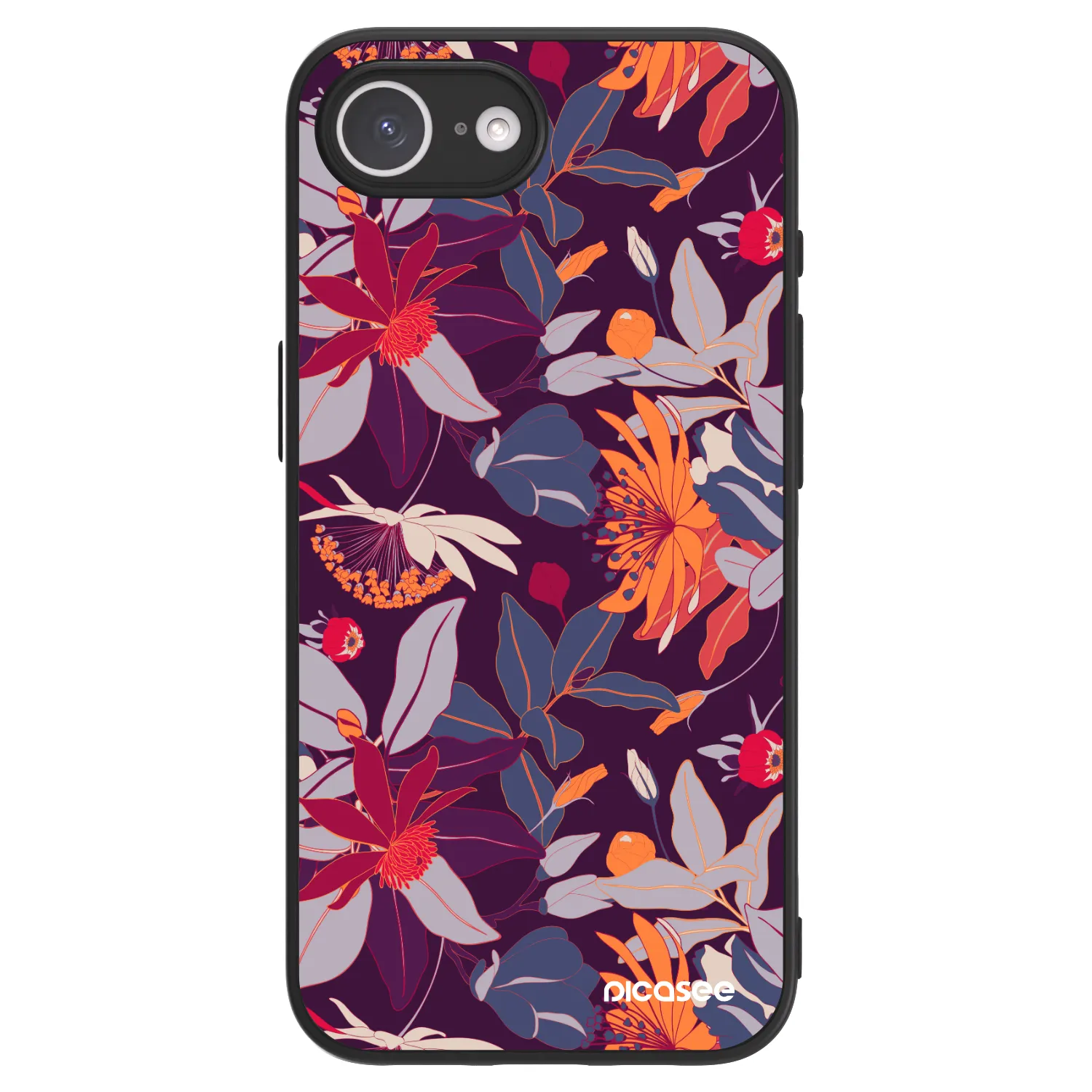 Picasee ULTIMATE CASE pentru Apple iPhone 17e - Purple Leaf