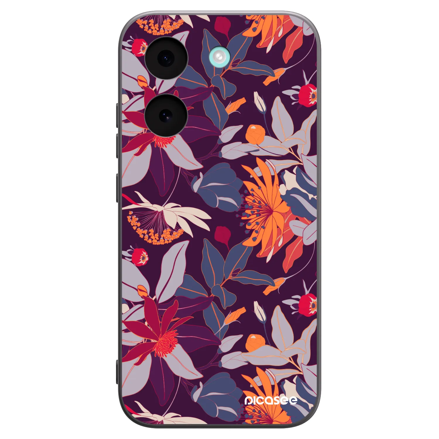 Picasee husă neagră din silicon pentru Xiaomi Poco X8 Pro - Purple Leaf