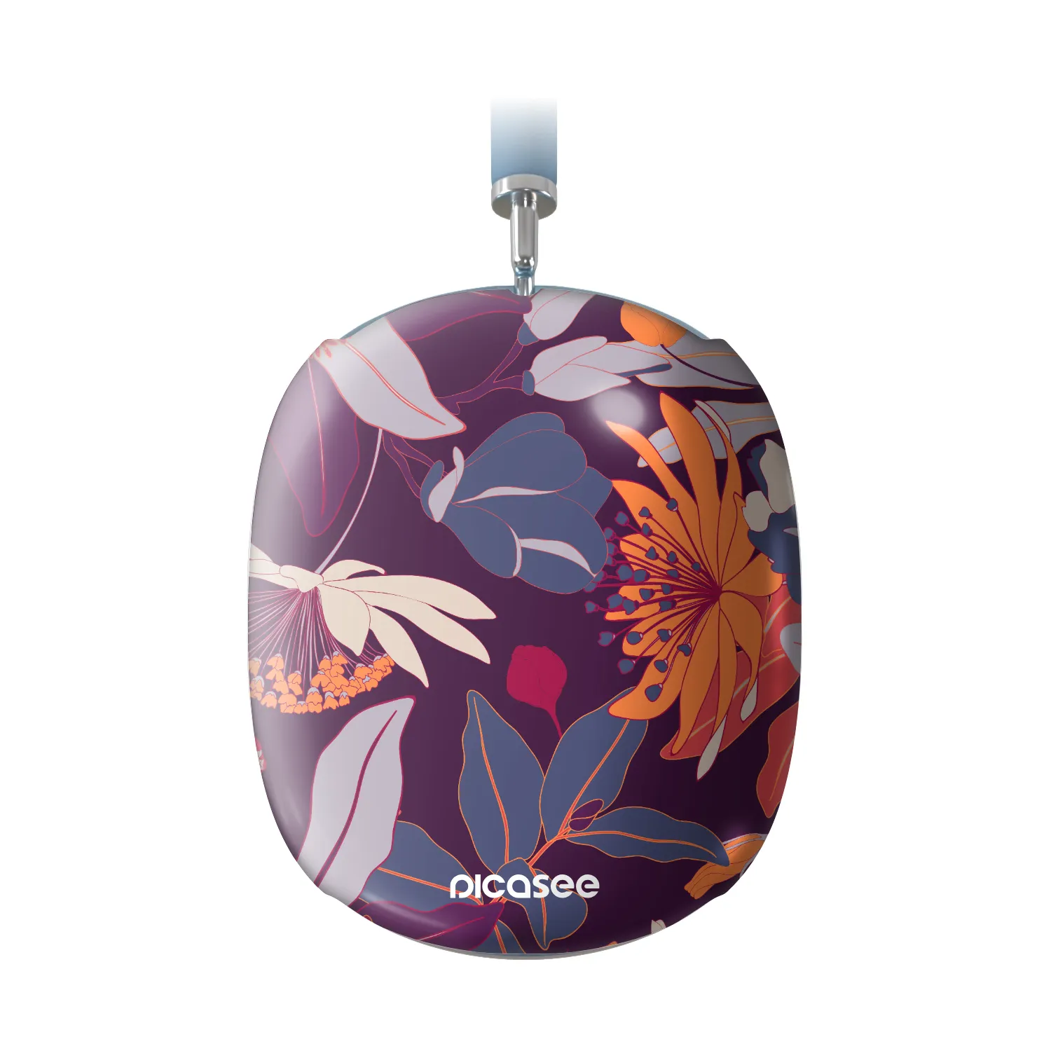 Picasee Obal pro Apple AirPods Max - Purple Leaf