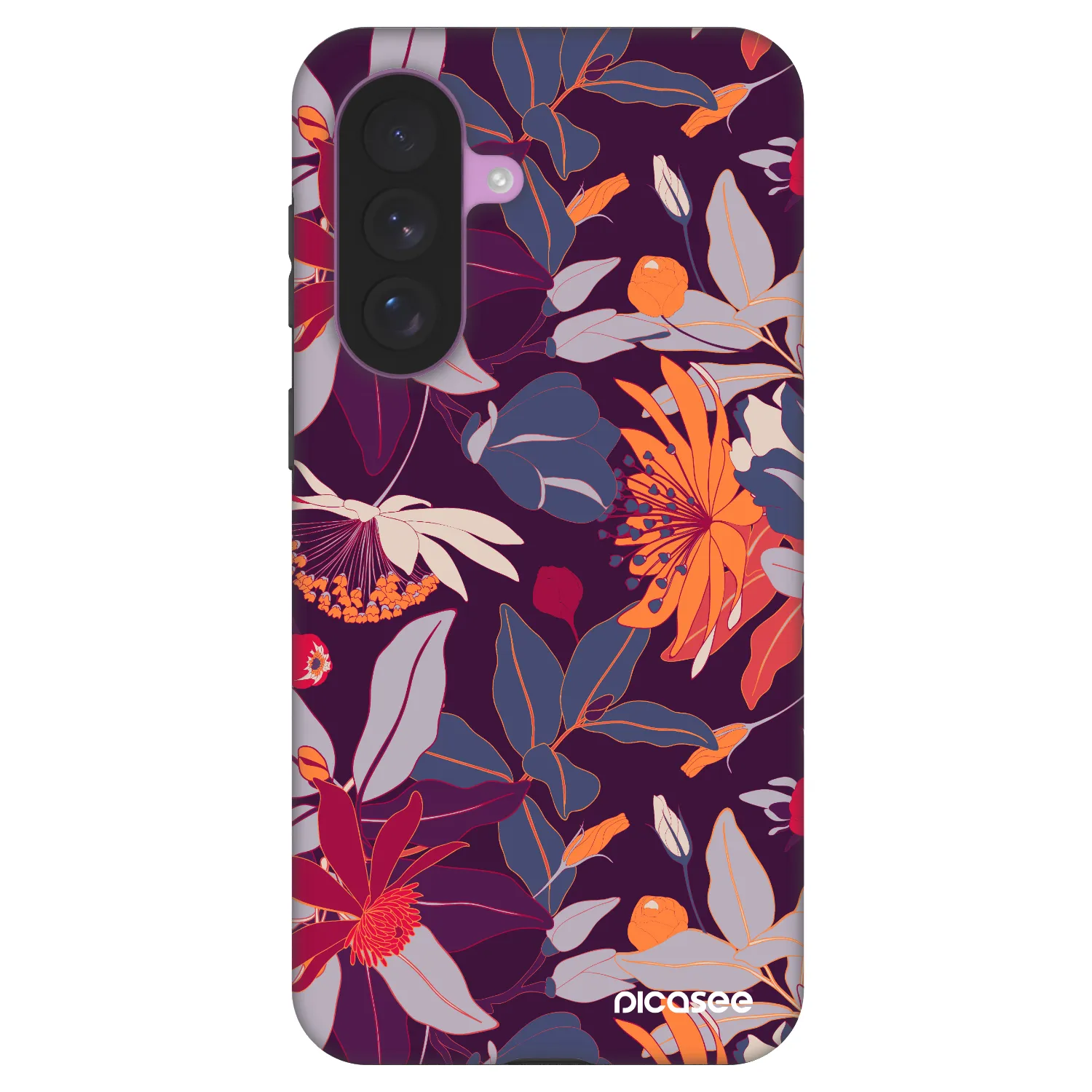 Picasee Fashion Case pentru Samsung Galaxy A57 5G - Purple Leaf