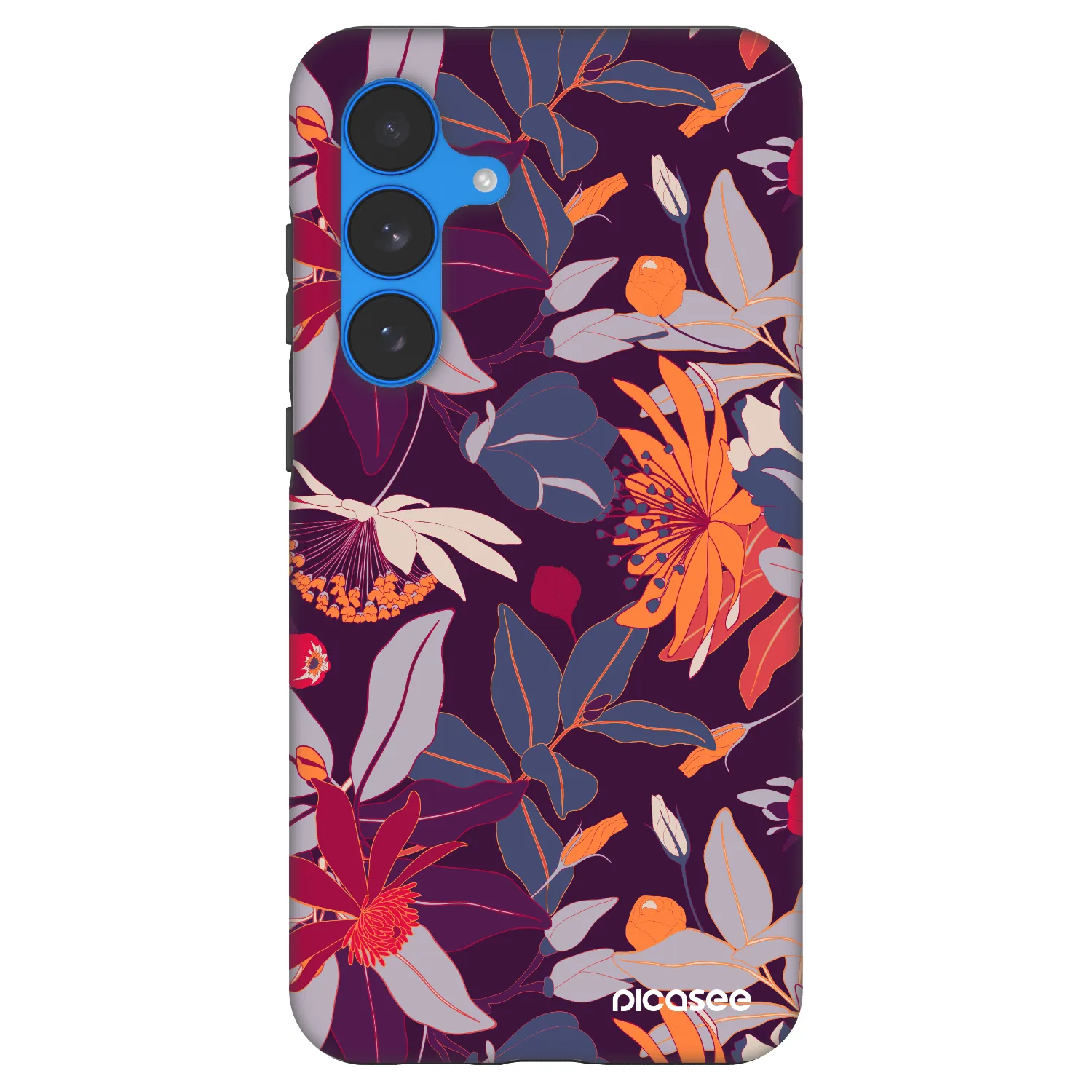 Picasee Fashion Case pentru Samsung Galaxy S25 FE 5G - Purple Leaf
