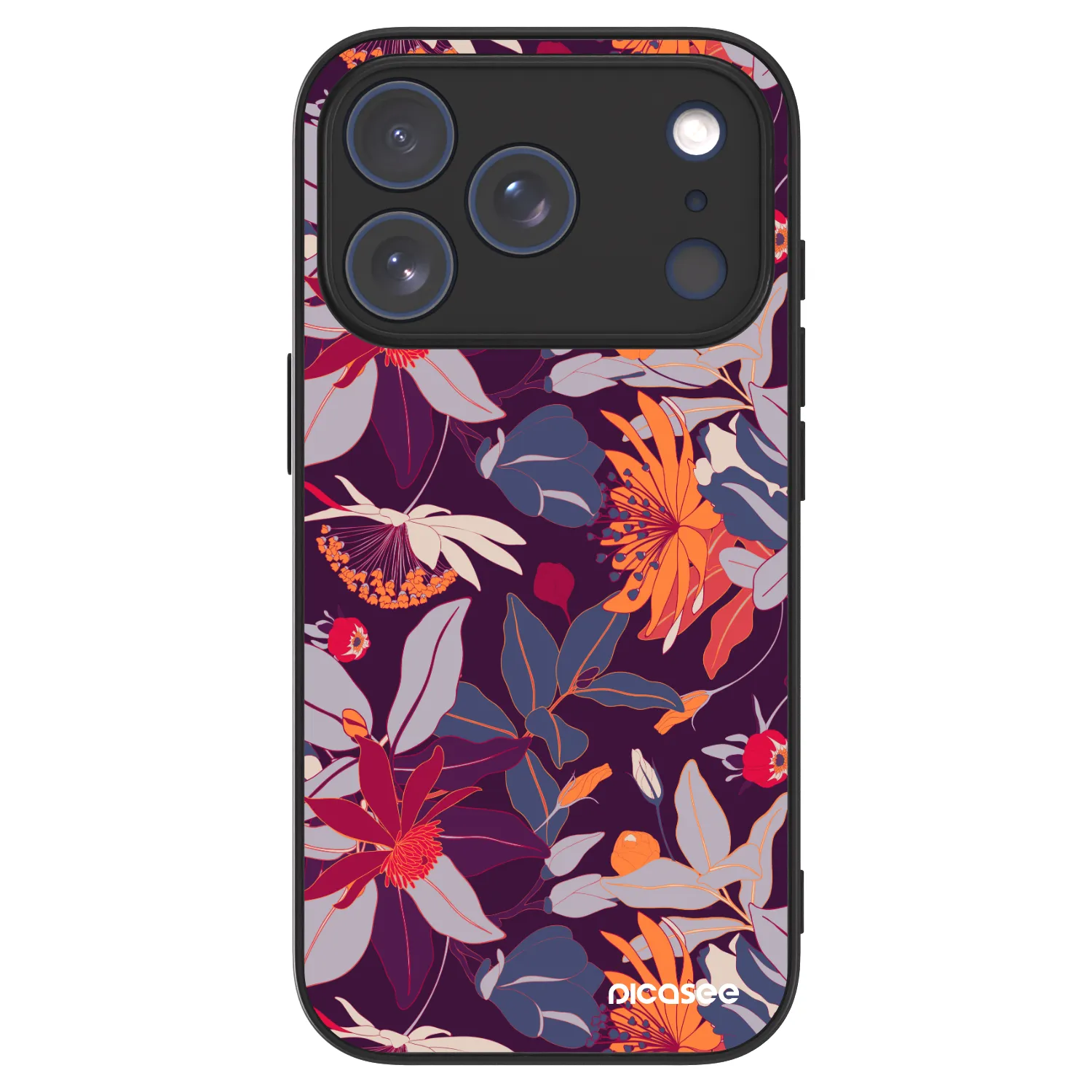 Picasee ULTIMATE CASE pentru Apple iPhone 18 Pro - Purple Leaf