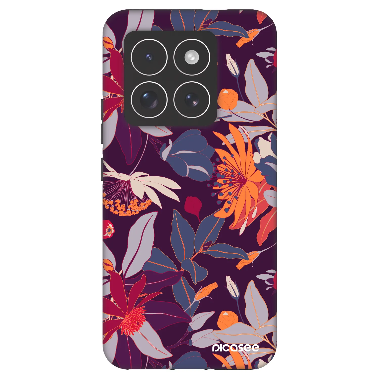 Picasee Fashion Case pentru Xiaomi 14 Pro - Purple Leaf