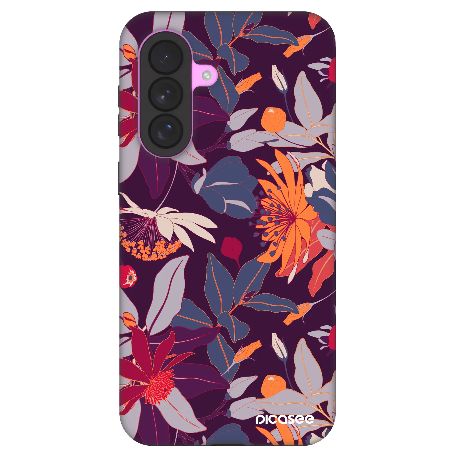 Picasee Fashion Case pentru Samsung Galaxy A37 - Purple Leaf