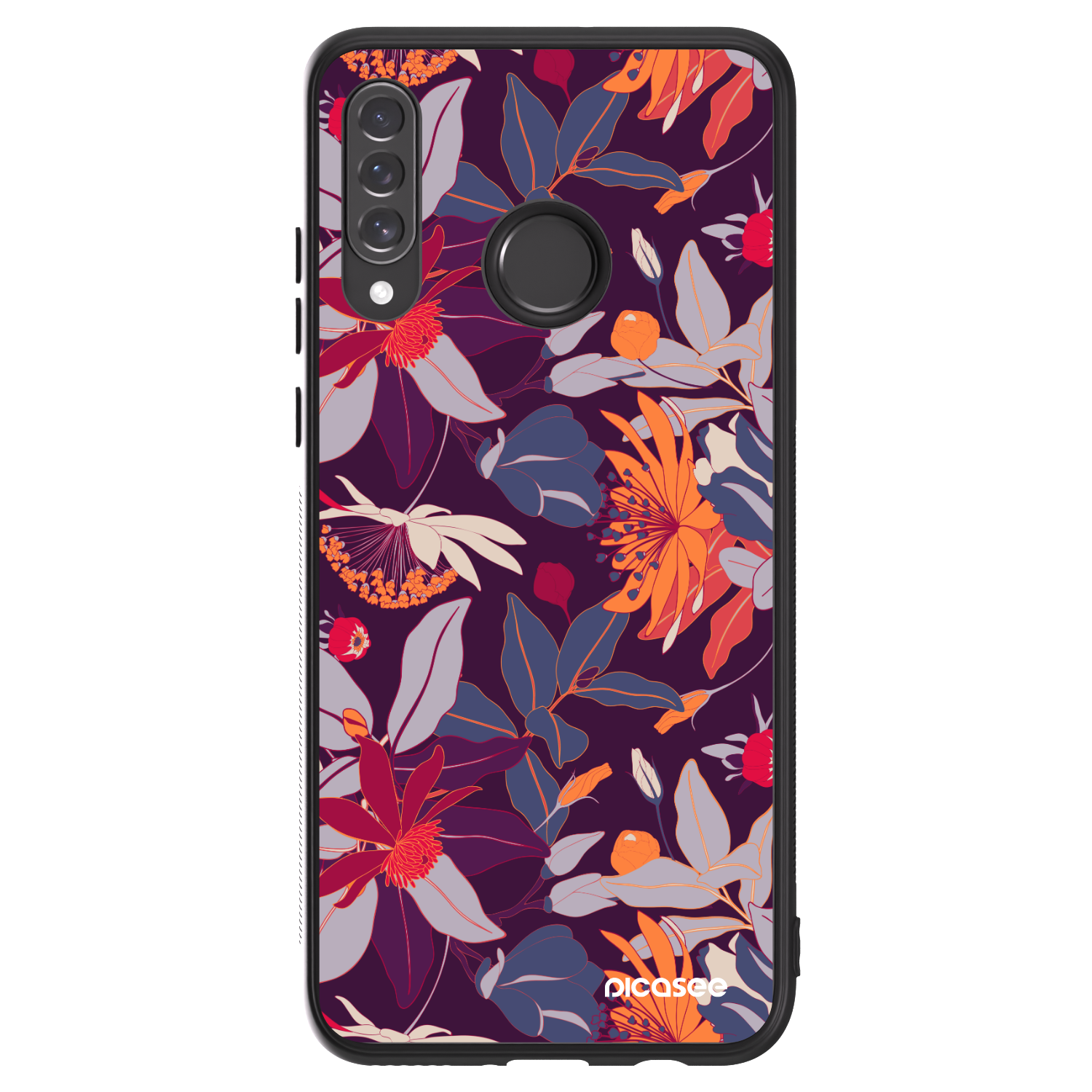 Picasee ULTIMATE CASE pentru Huawei P30 Lite - Purple Leaf