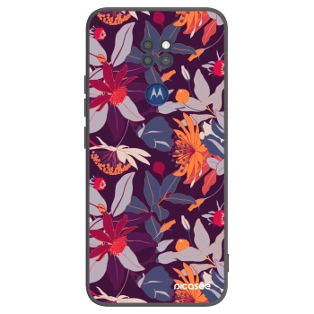 Husă pentru Motorola Moto G9 Play - Purple Leaf