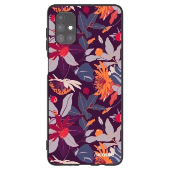 Husă pentru Samsung Galaxy M51 M515F - Purple Leaf
