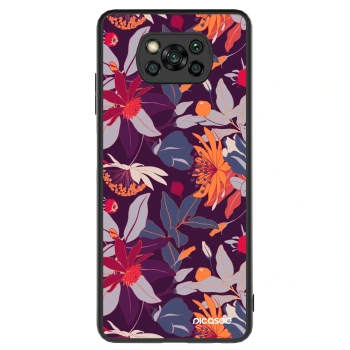 Husă pentru Xiaomi Poco X3 - Purple Leaf