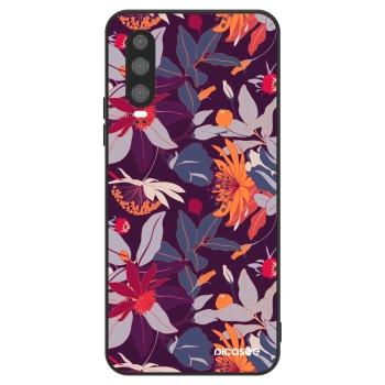 Husă pentru Huawei P30 - Purple Leaf