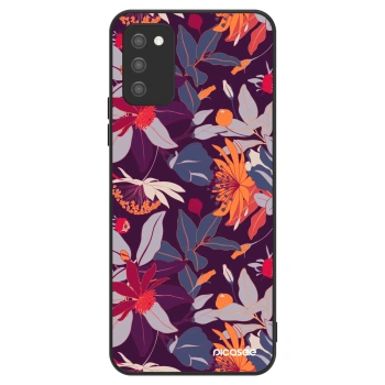 Husă pentru Samsung Galaxy A02s A025G - Purple Leaf