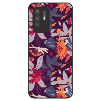 Husă pentru OPPO A94 5G - Purple Leaf