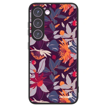 Picasee ULTIMATE CASE pentru Samsung Galaxy S23 5G - Purple Leaf