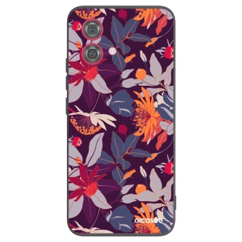 Husă pentru Motorola Moto G84 5G - Purple Leaf
