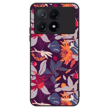 Husă pentru Xiaomi Poco X6 Pro - Purple Leaf