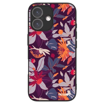 Picasee ULTIMATE CASE pentru Apple iPhone 16 - Purple Leaf
