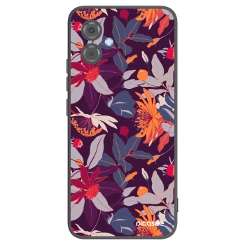 Husă pentru Motorola Moto G14 - Purple Leaf