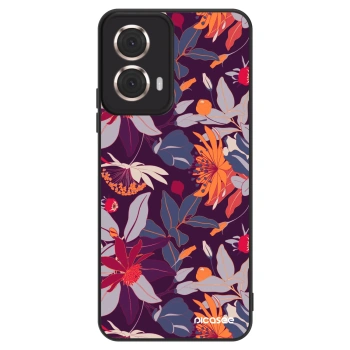 Husă pentru Motorola Moto G85 - Purple Leaf