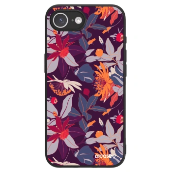 Picasee ULTIMATE CASE pentru Apple iPhone 16e - Purple Leaf
