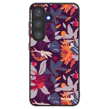 Picasee ULTIMATE CASE PowerShare pentru Samsung Galaxy S25 5G - Purple Leaf