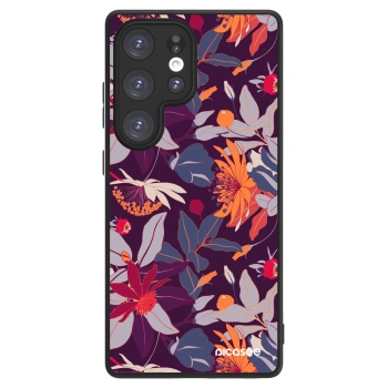 Picasee ULTIMATE CASE pentru Samsung Galaxy S25 Ultra 5G - Purple Leaf