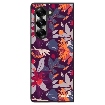 Husă pentru Samsung Galaxy Z Fold6 5G - Purple Leaf
