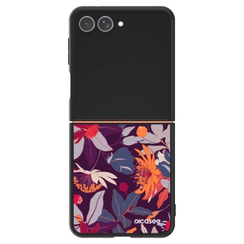 Husă pentru Samsung Galaxy Z Flip7 5G - Purple Leaf