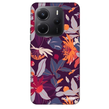 Husă pentru Xiaomi Redmi Note 14 5G - Purple Leaf