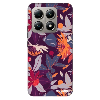 Husă pentru Xiaomi 14T - Purple Leaf