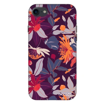 Husă pentru Apple iPhone 8 - Purple Leaf