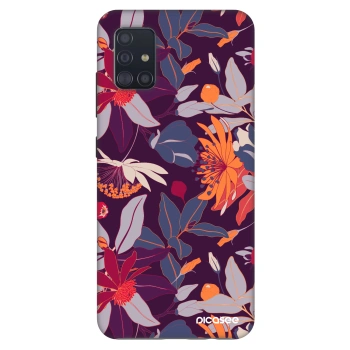 Husă pentru Samsung Galaxy A51 A515F - Purple Leaf