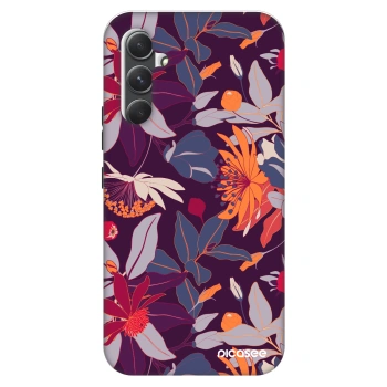 Husă pentru Samsung Galaxy A34 5G A346B - Purple Leaf